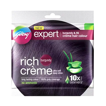 Godrej Hair Colour Expert Rich Creme Burgundy 4.16